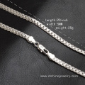 Multiple Sizes Women silver Jewelry Curb Link Chain Necklace